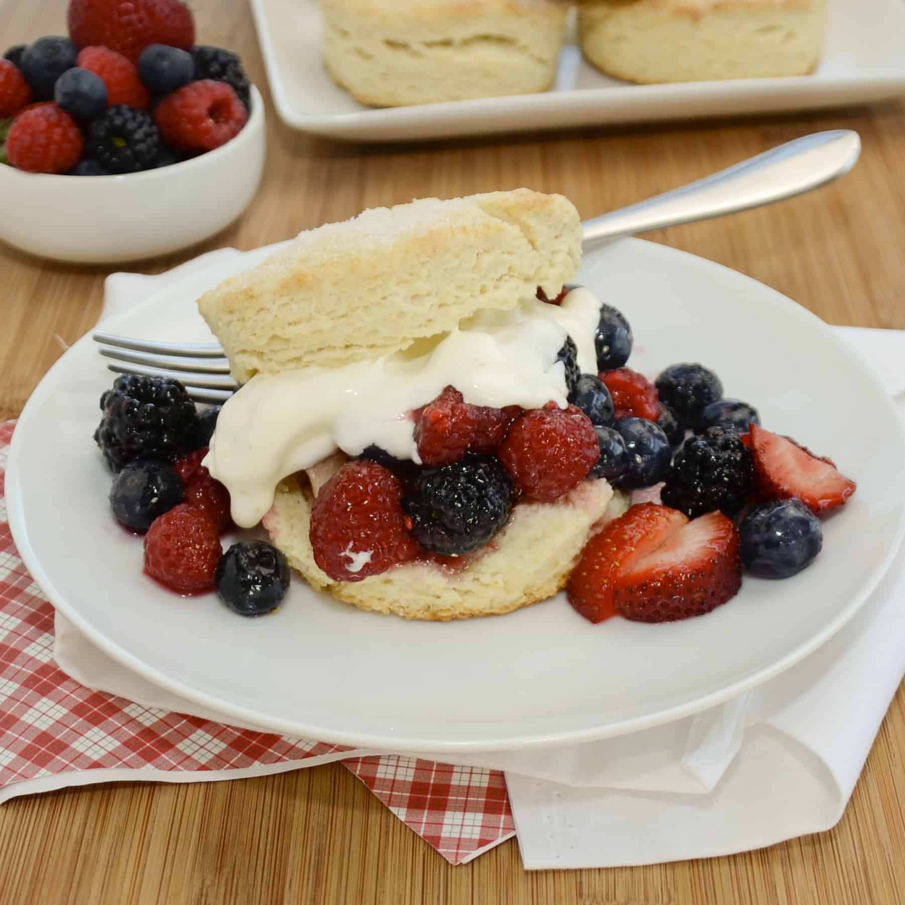Mixed Berry Shortcake Recipe - Sweet Pea's Kitchen