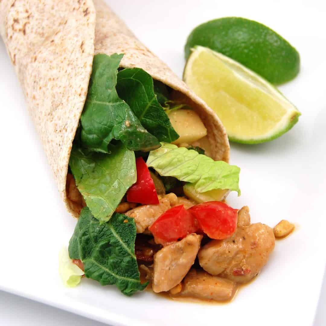 Peanut Chicken Salad Wraps Sweet Pea s Kitchen