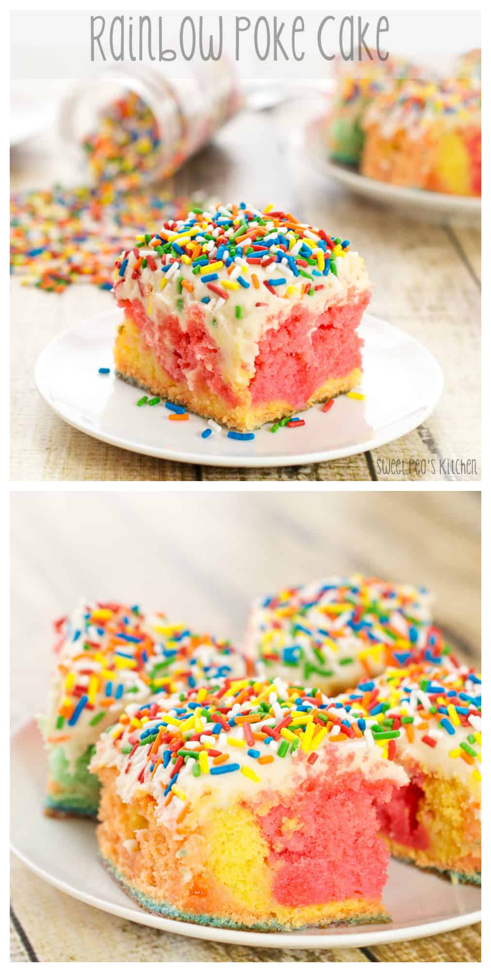 Poke Cake Recipe - PIN Image