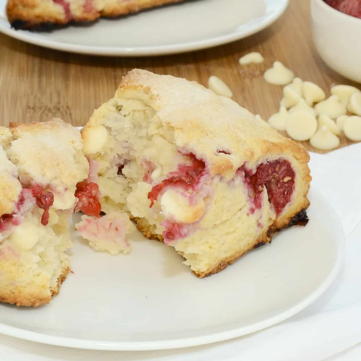 Raspberry White Chocolate Scones Sweet Pea S Kitchen