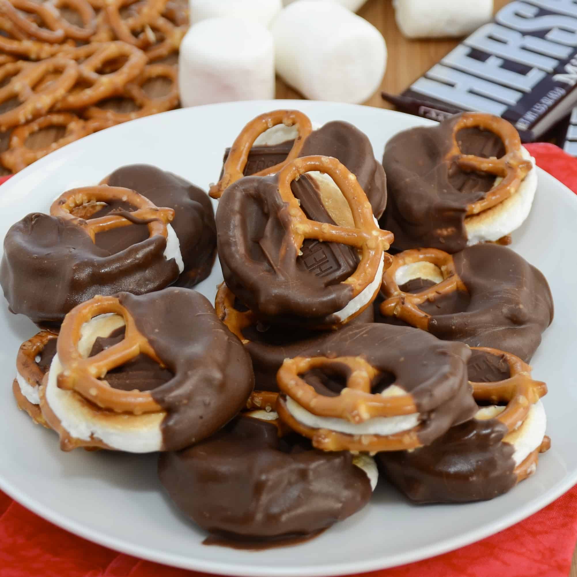 Delicious Pretzel S Mores Bites Recipe Sweet Pea S Kitchen