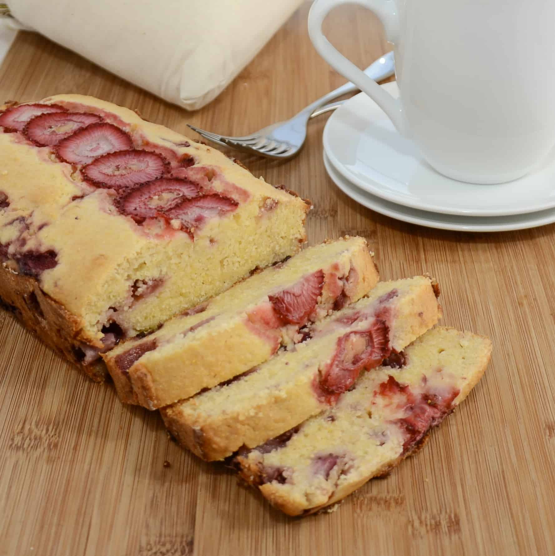 Strawberry Pound Cake