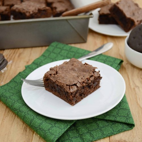 Thin Mint Brownies - Sweet Pea's Kitchen