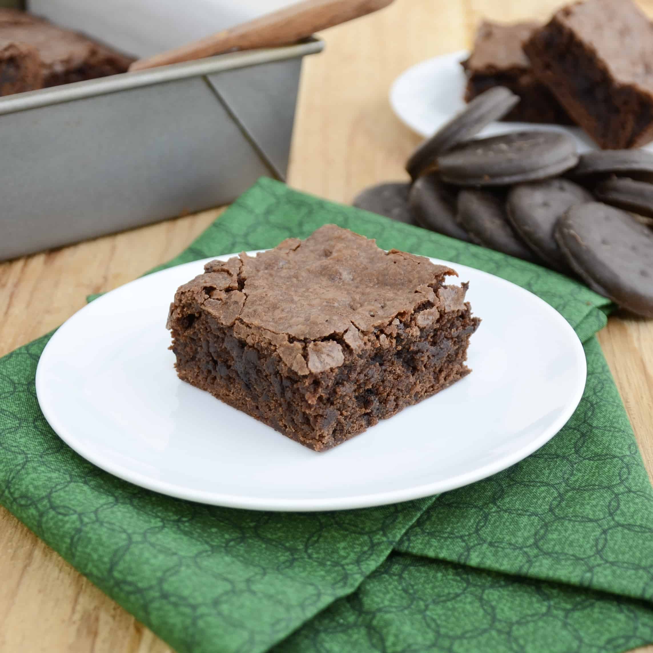 boxed peppermint brownies