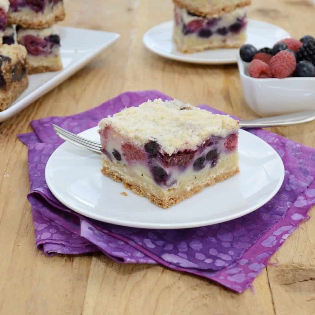 Triple Berry Pie Bars - Sweet Pea's Kitchen