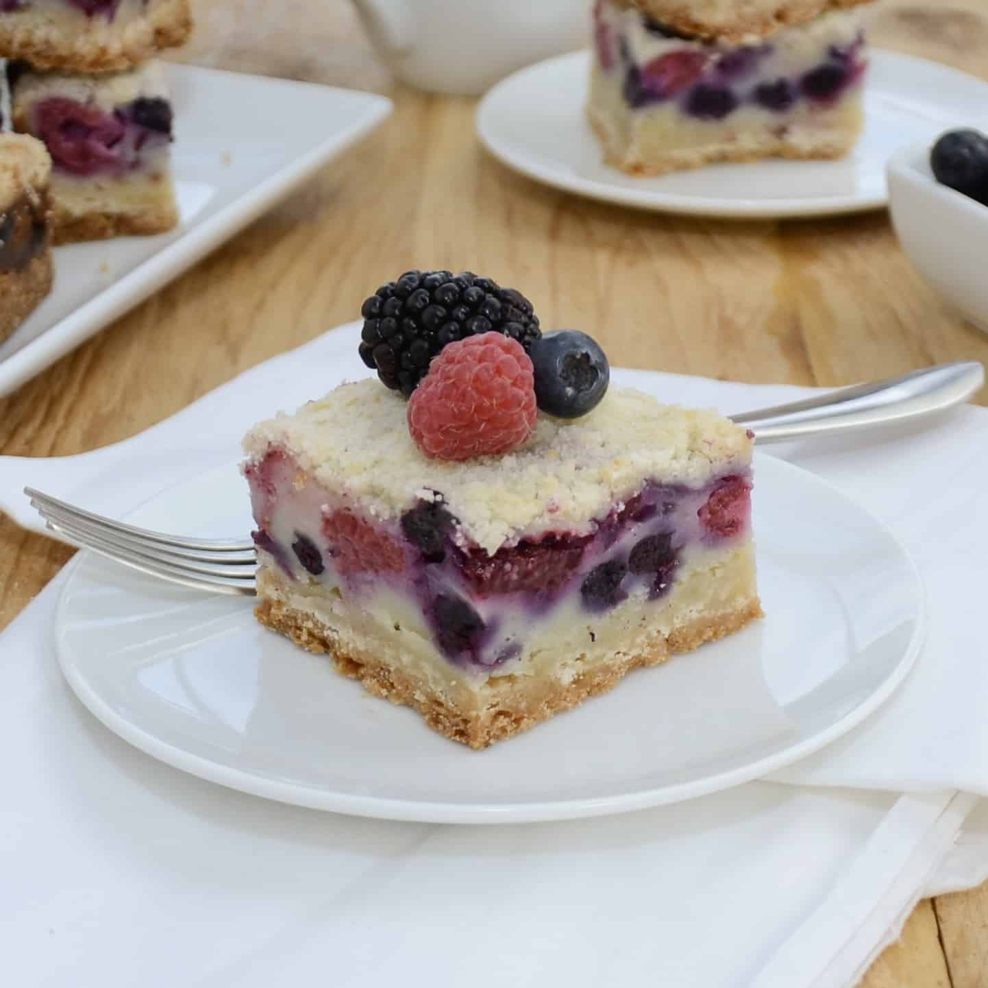 Triple Berry Pie Bars - Sweet Pea's Kitchen