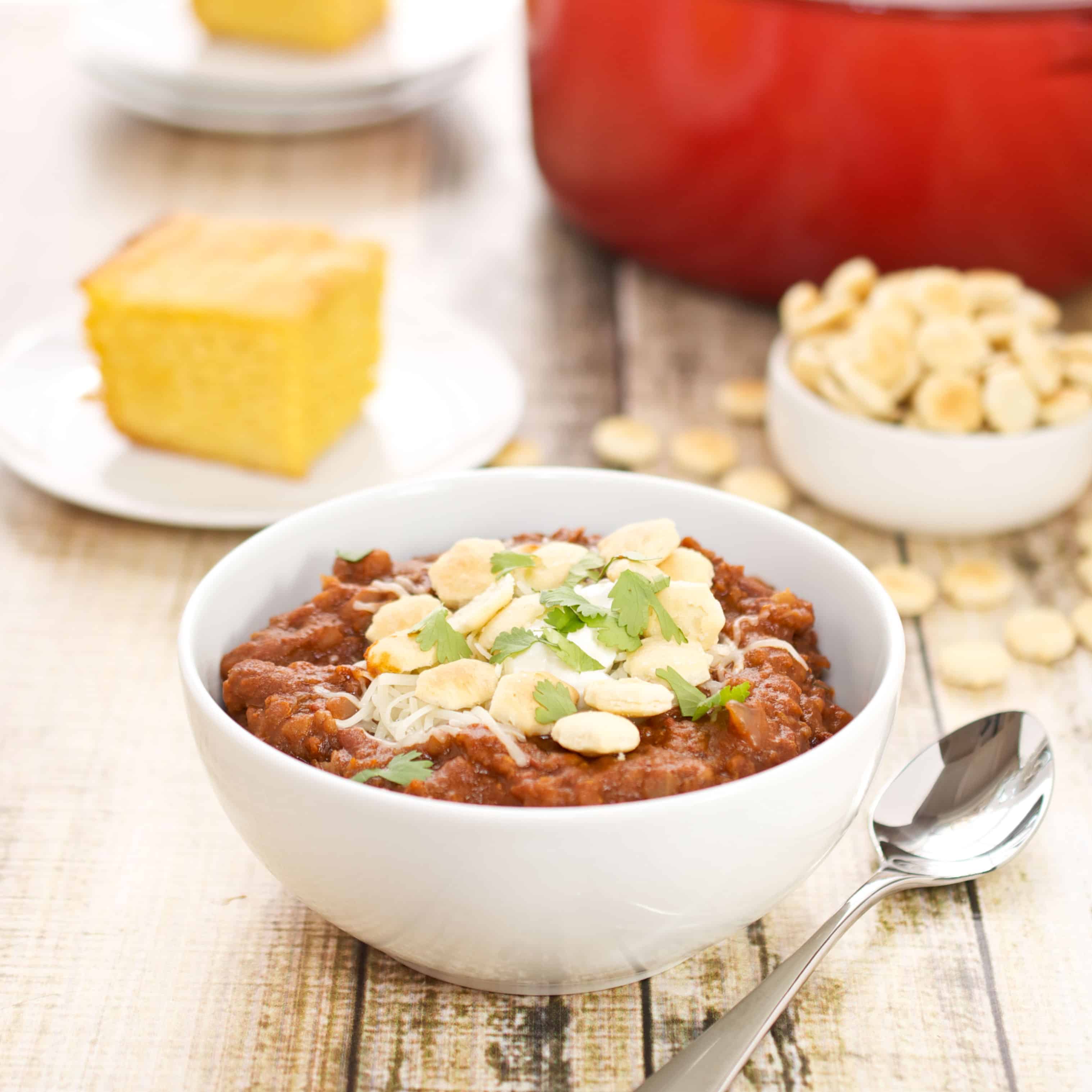 Homemade Vegetarian Chili - Sweet Pea's Kitchen