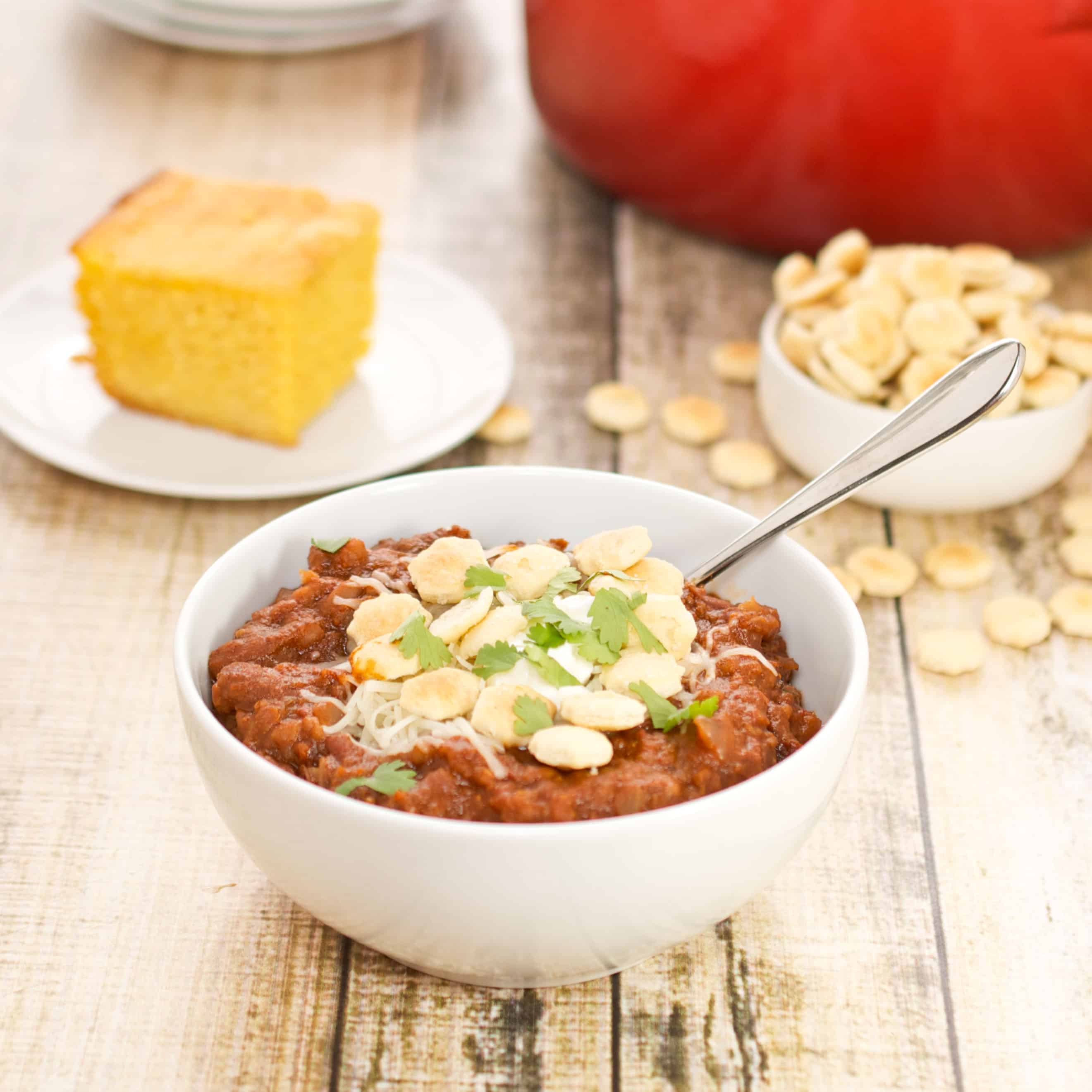 Homemade Vegetarian Chili - Sweet Pea's Kitchen