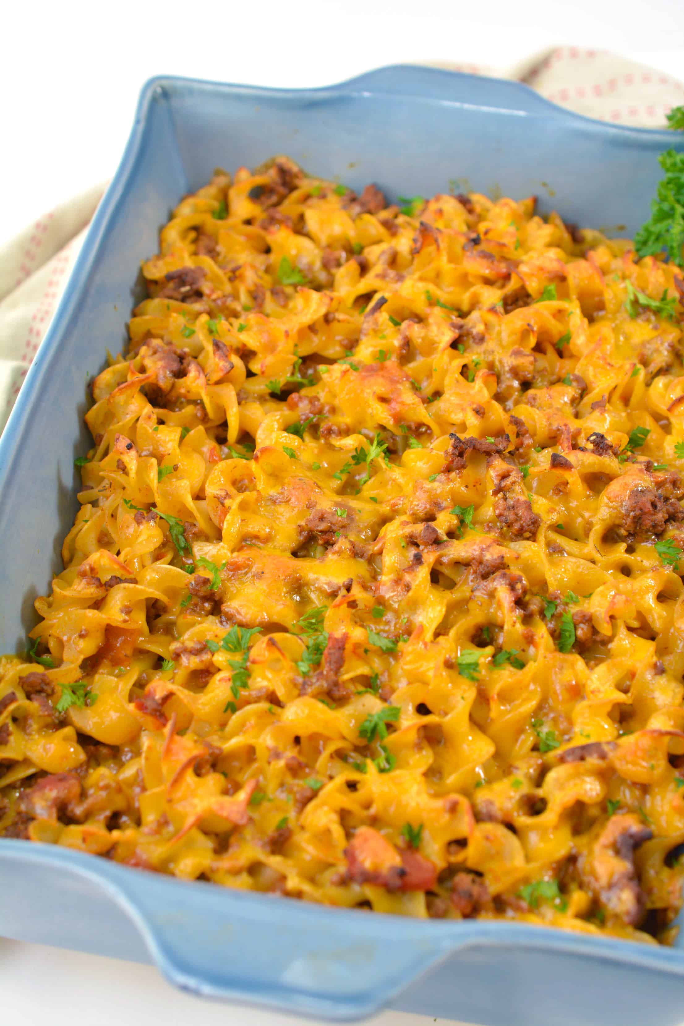 Beef Noodle Casserole - Easy Egg Noodle Casserole Recipe