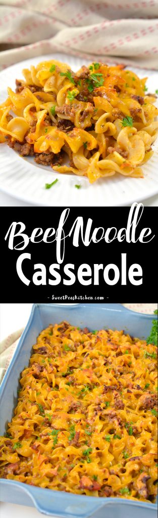 Beef Noodle Casserole - Easy Egg Noodle Casserole Recipe