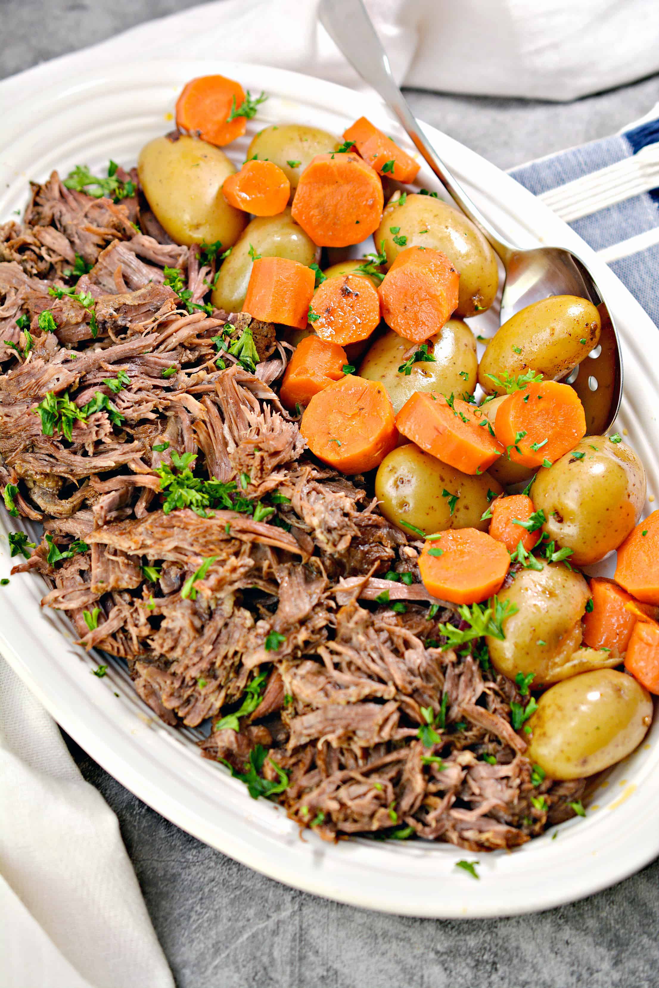 pot roast and vegetables
