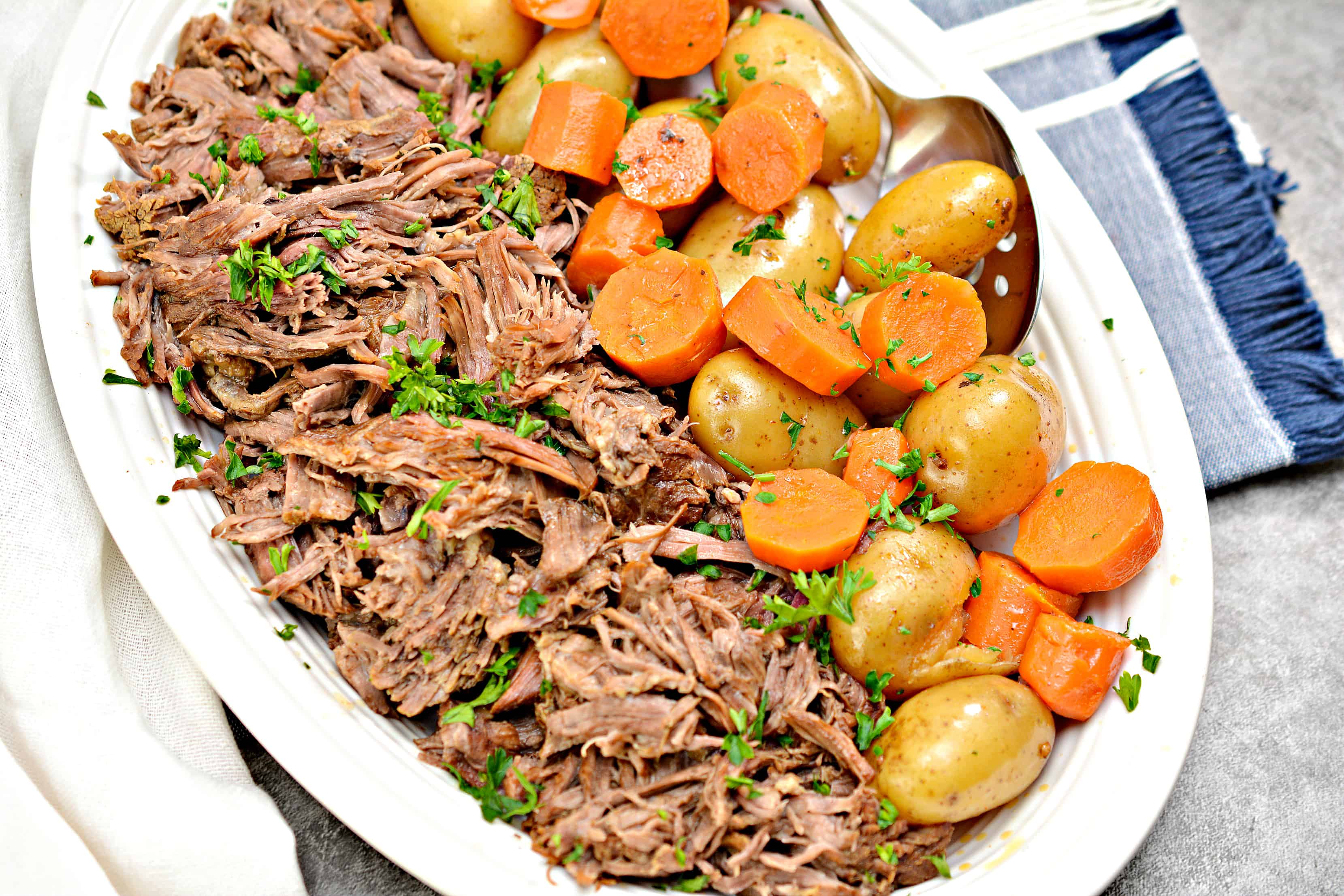 pot roast and vegetables