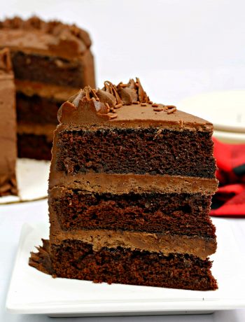 Blackout Dark Chocolate Cake Recipe