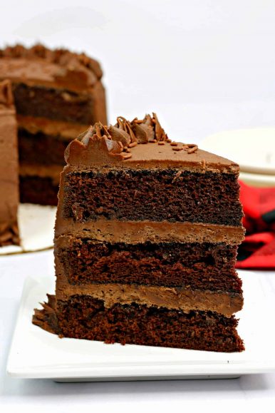 Blackout Dark Chocolate Cake Recipe - Sweet Pea's Kitchen