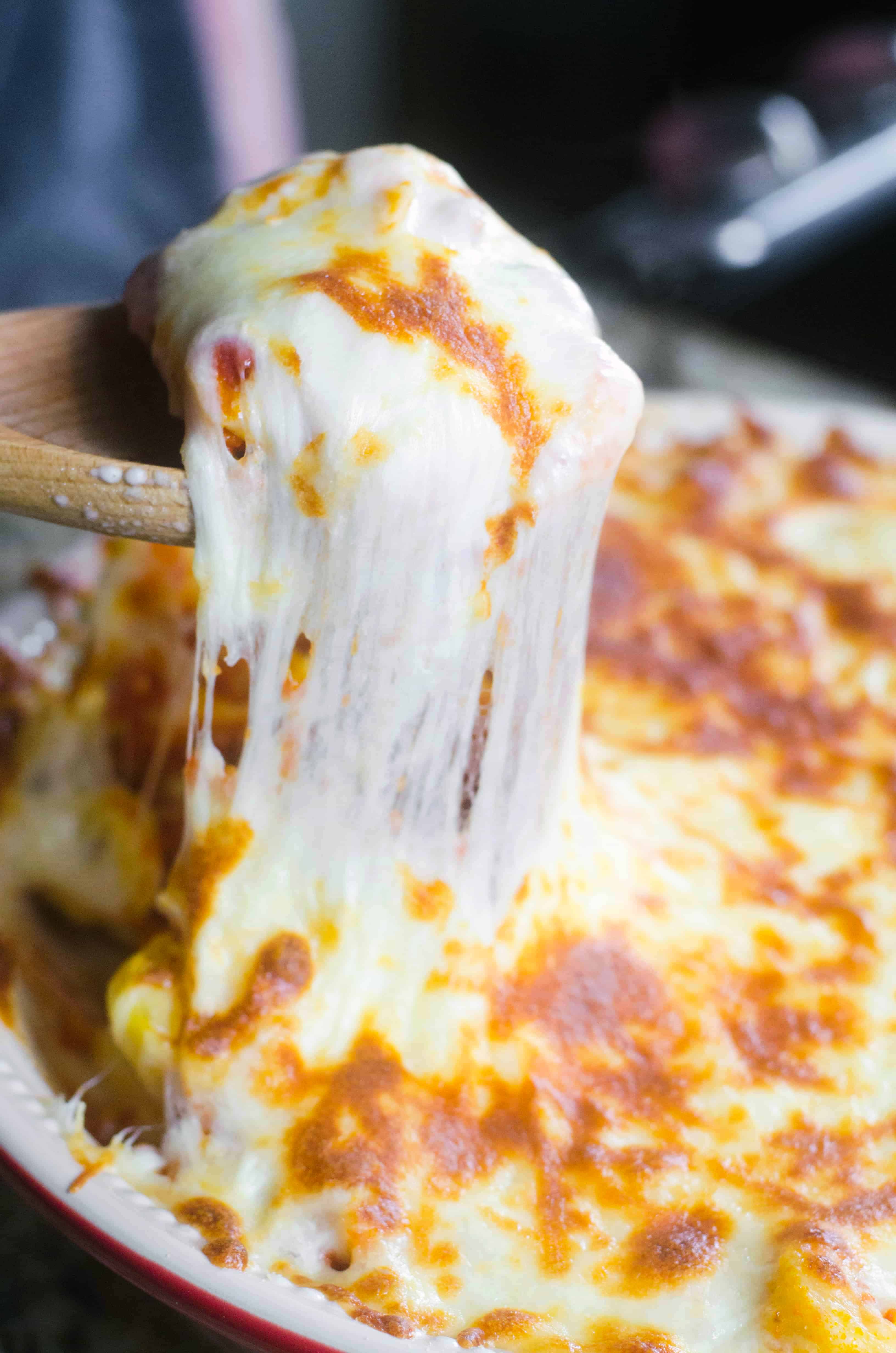 spoonful of bake with cheese