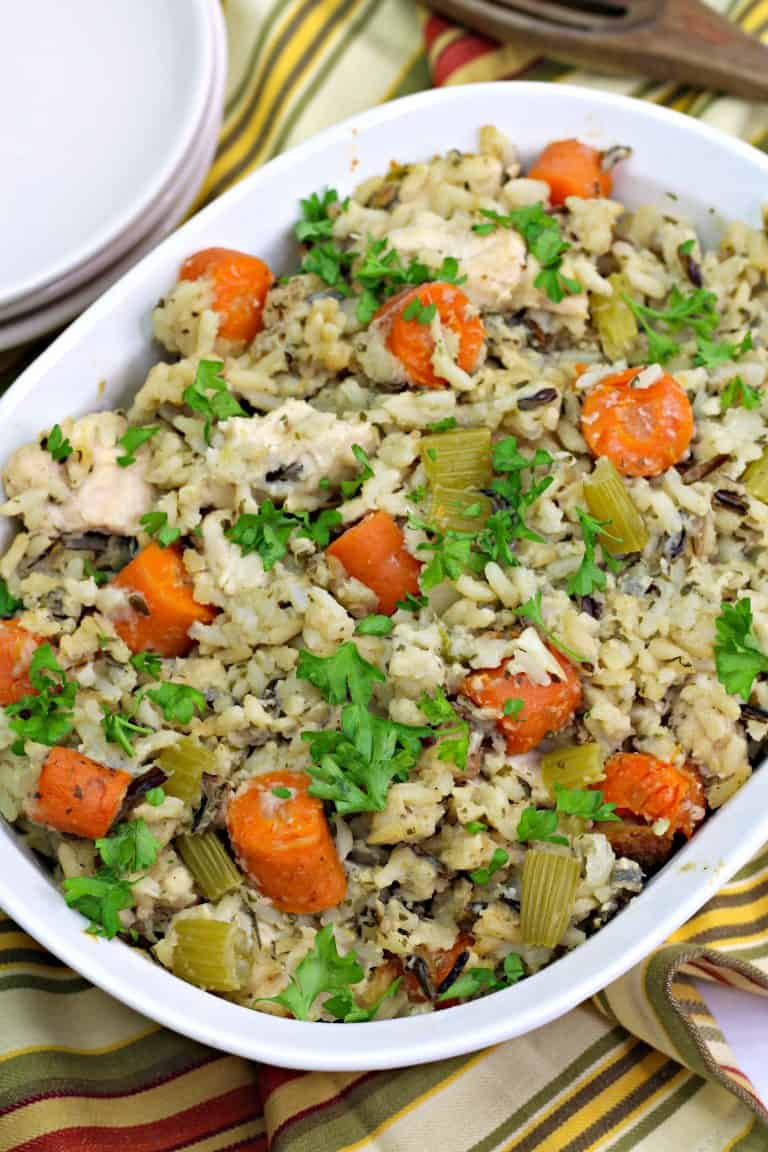 Chicken Wild Rice Casserole Recipe - Sweet Pea's Kitchen