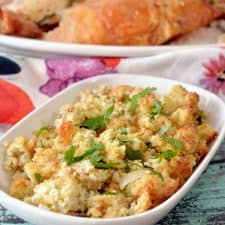 Best Ever Low-Carb Cornbread Stuffing Recipe - Sweet Pea's Kitchen