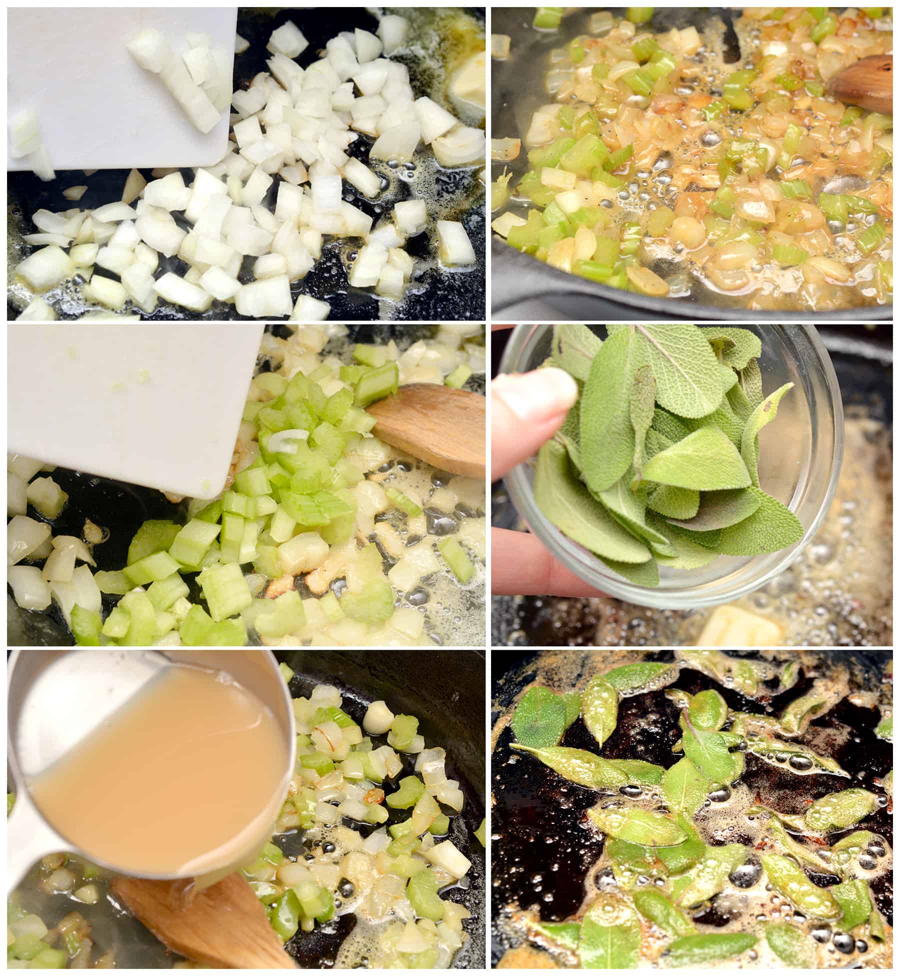 Step by Step for cornbread stuffing