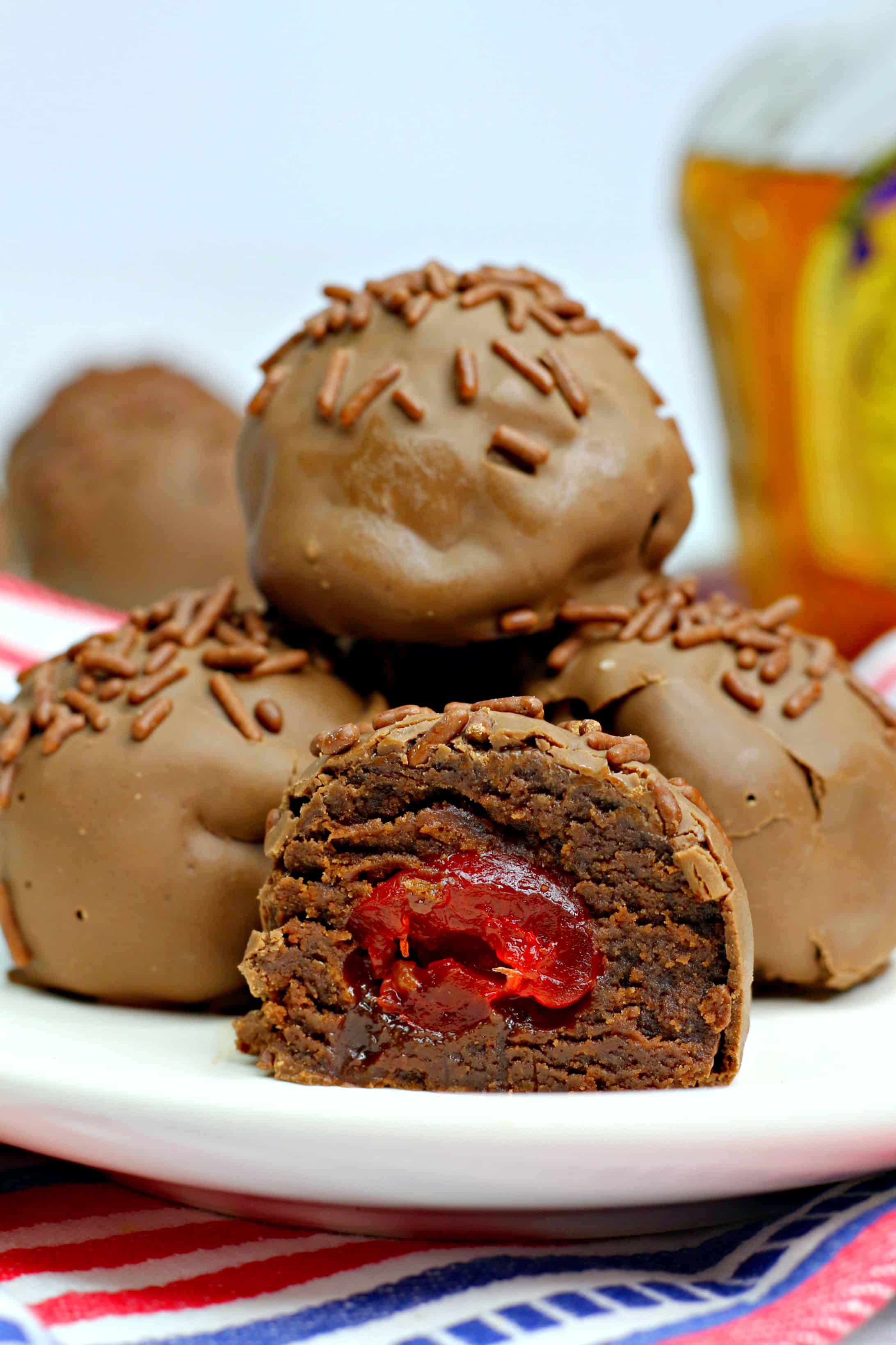 Crown Royal Cherry Brownies Balls