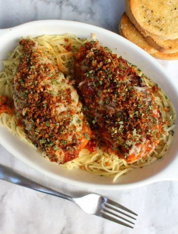 Easy Slow Cooker Chicken Parmesan