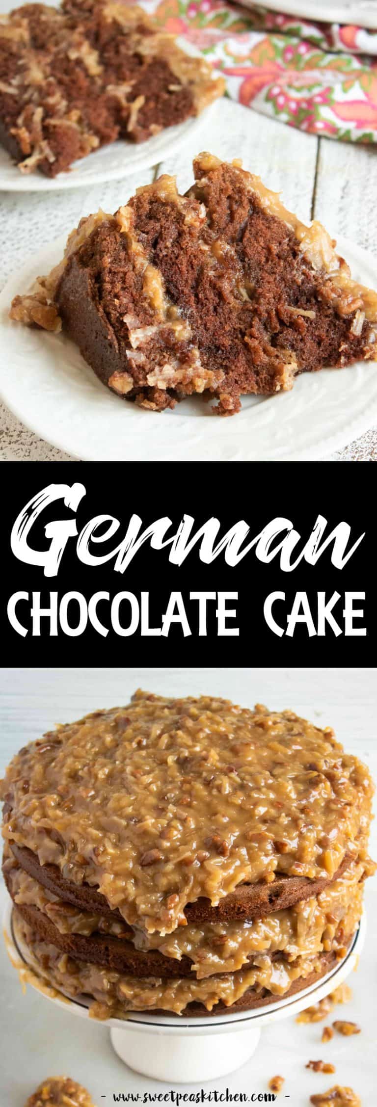 German Chocolate Layer Cake |Sweet Pea's Kitchen