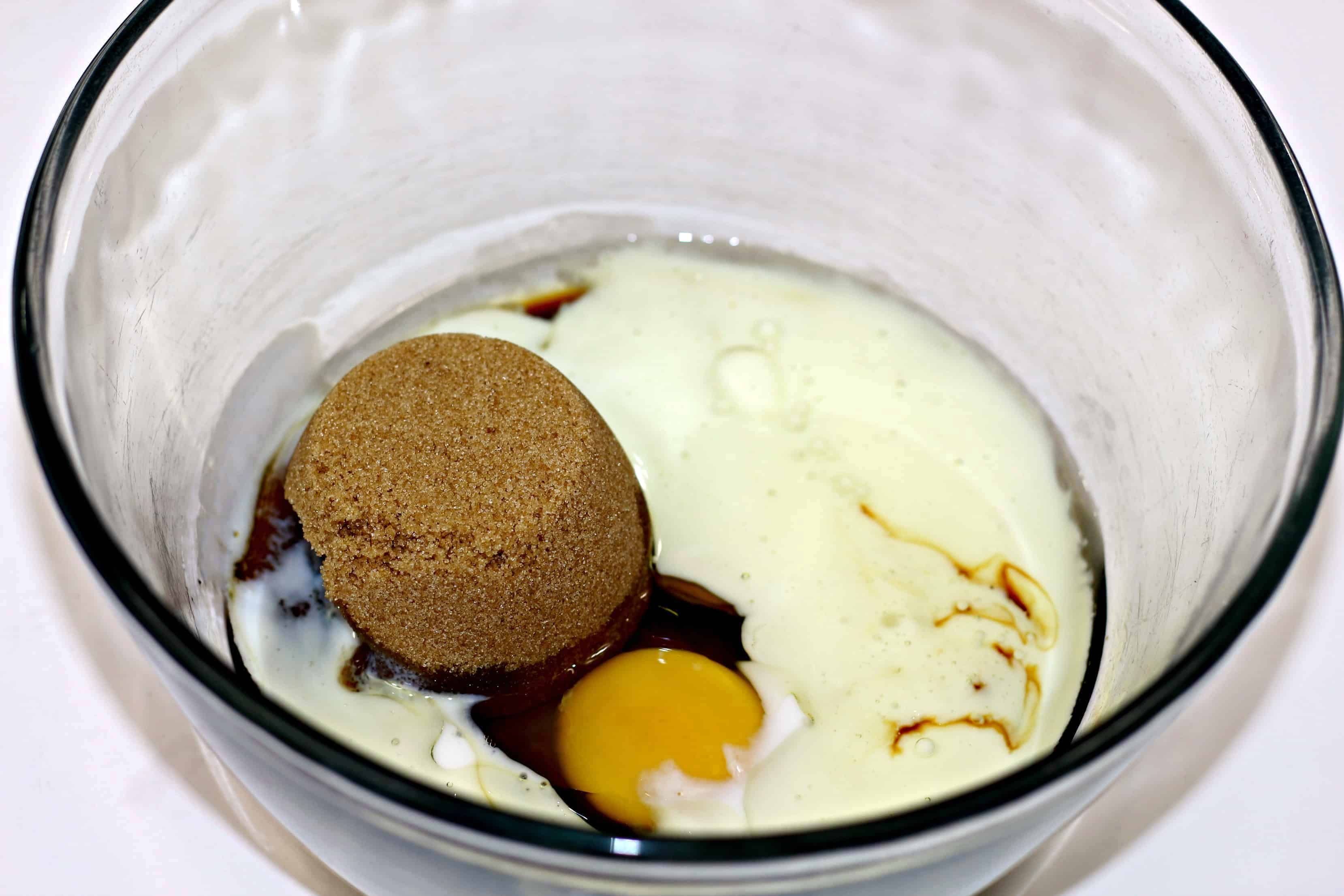 ingredients in a glass bowl