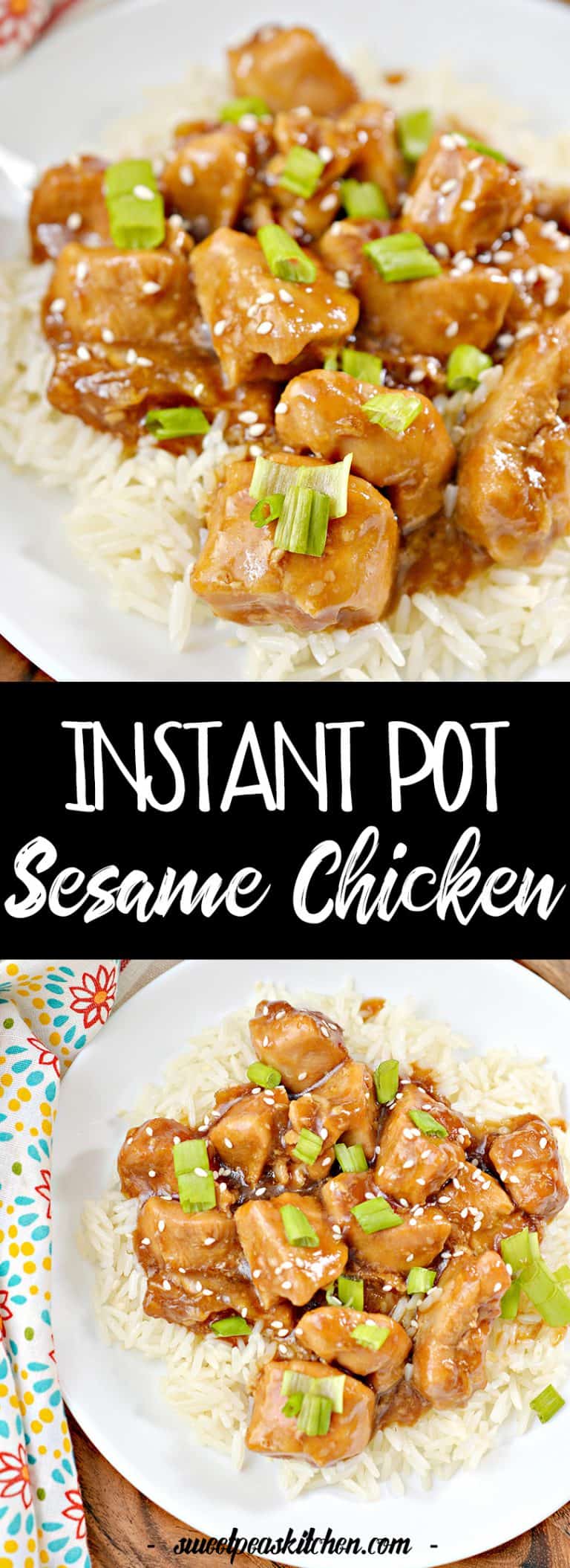 Instant Pot Sesame Chicken Recipe - Sweet Pea's Kitchen