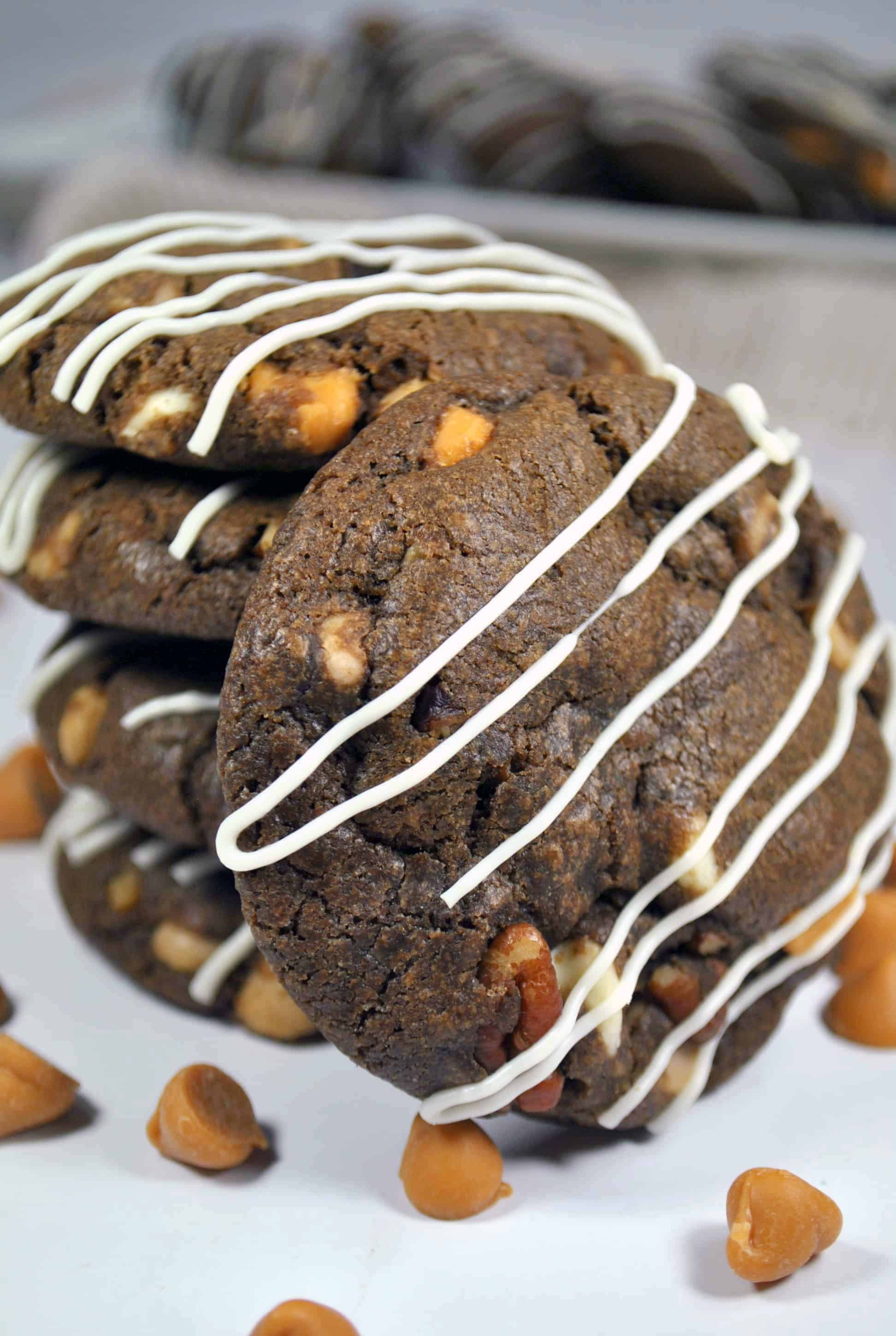 Mocha Chocolate Caramel Cookie Recipe - Sweet Pea's Kitchen