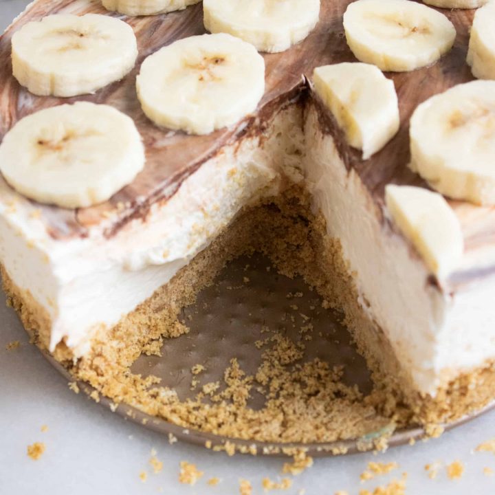 No Bake Nutella Cheesecake With Banana - Sweet Pea's Kitchen