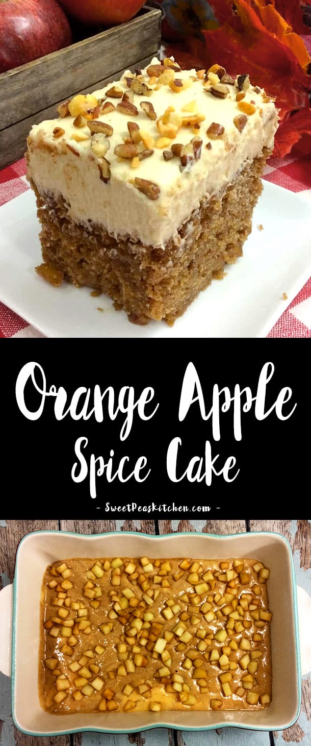 Orange Apple Spice Cake Recipe