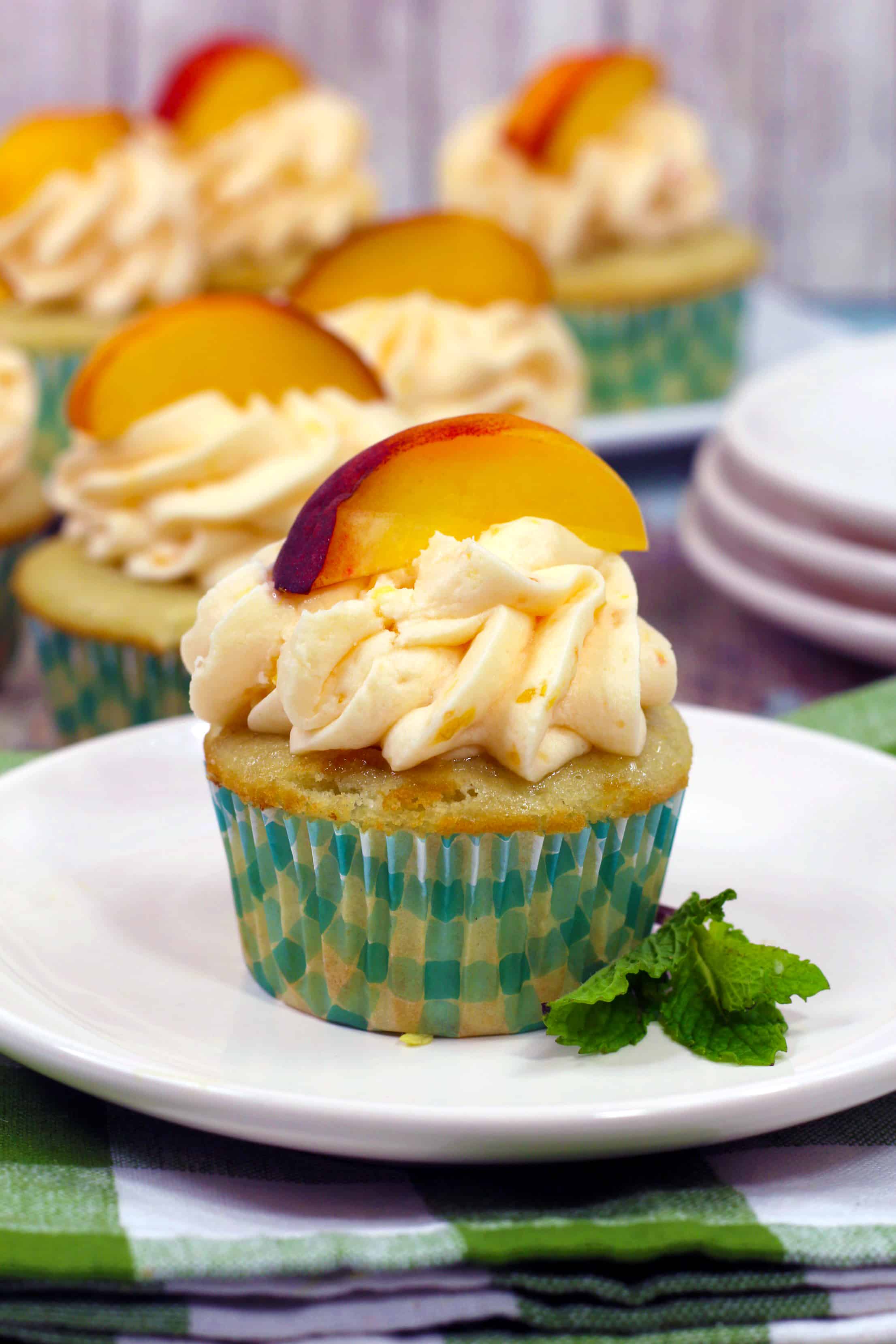 Peach Cupcakes