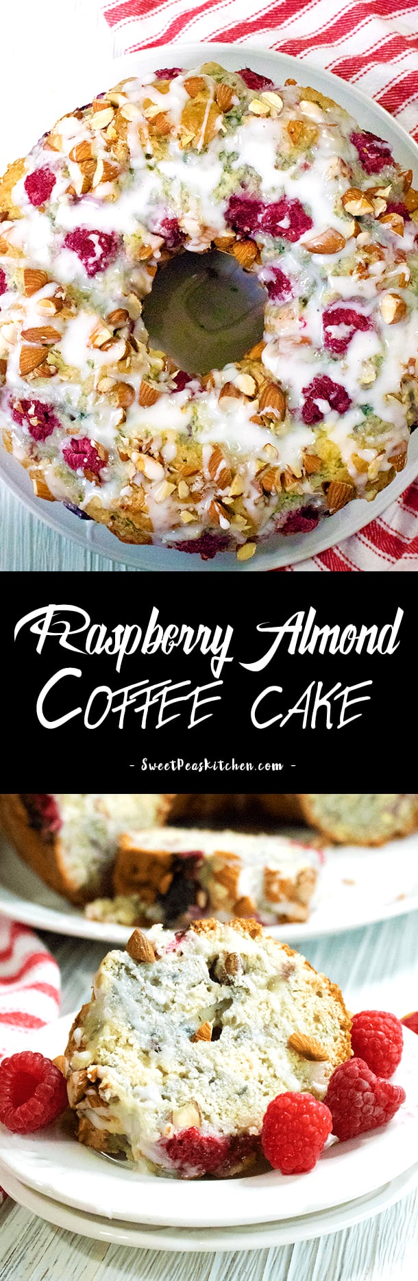Raspberry Coffee Cake with Almonds