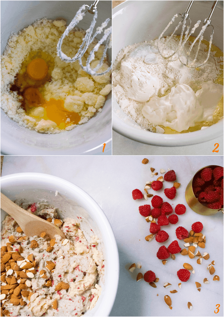how to make Raspberry Coffee Cake with Almonds