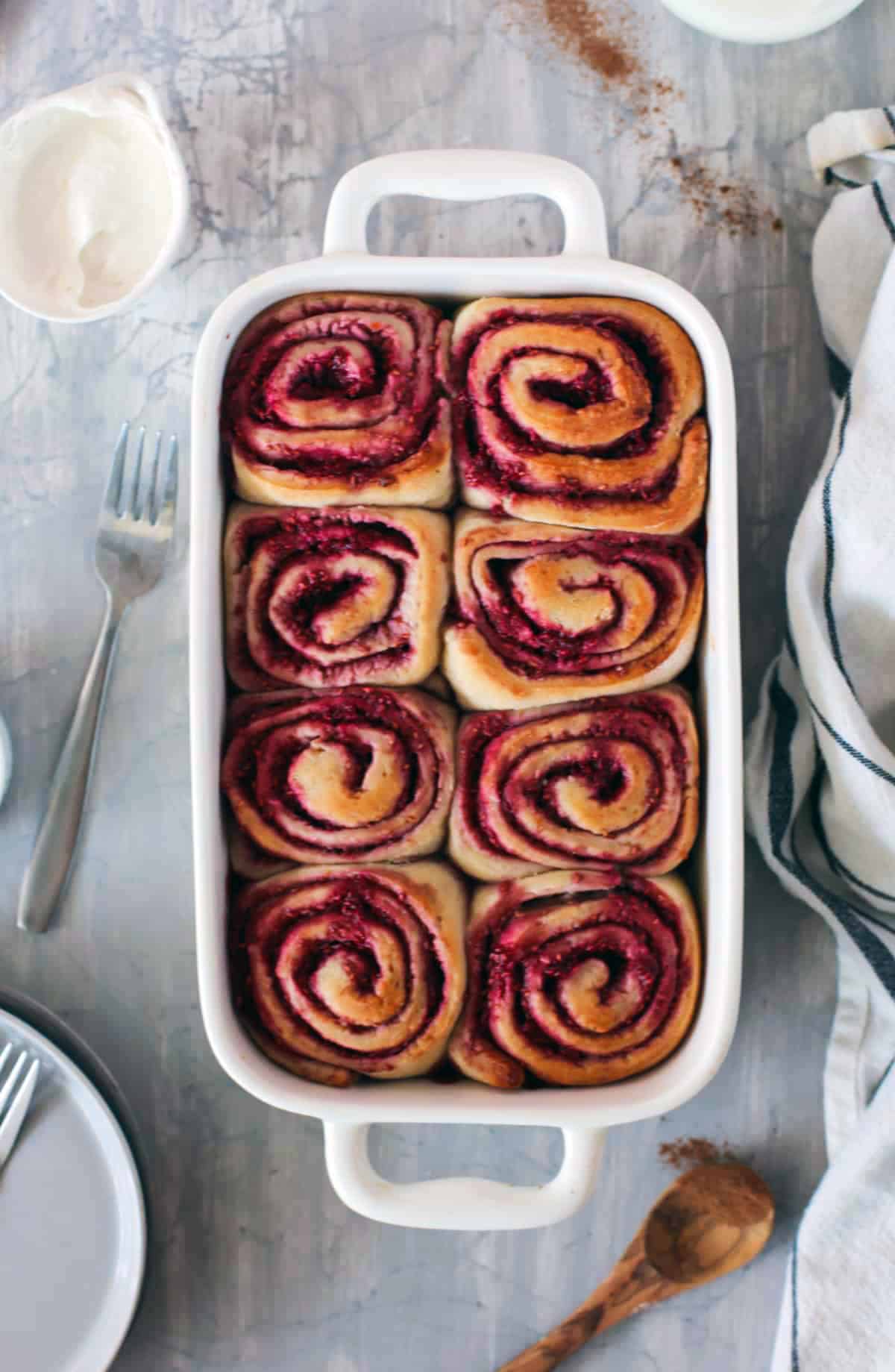 raspberry sweet roll recipe