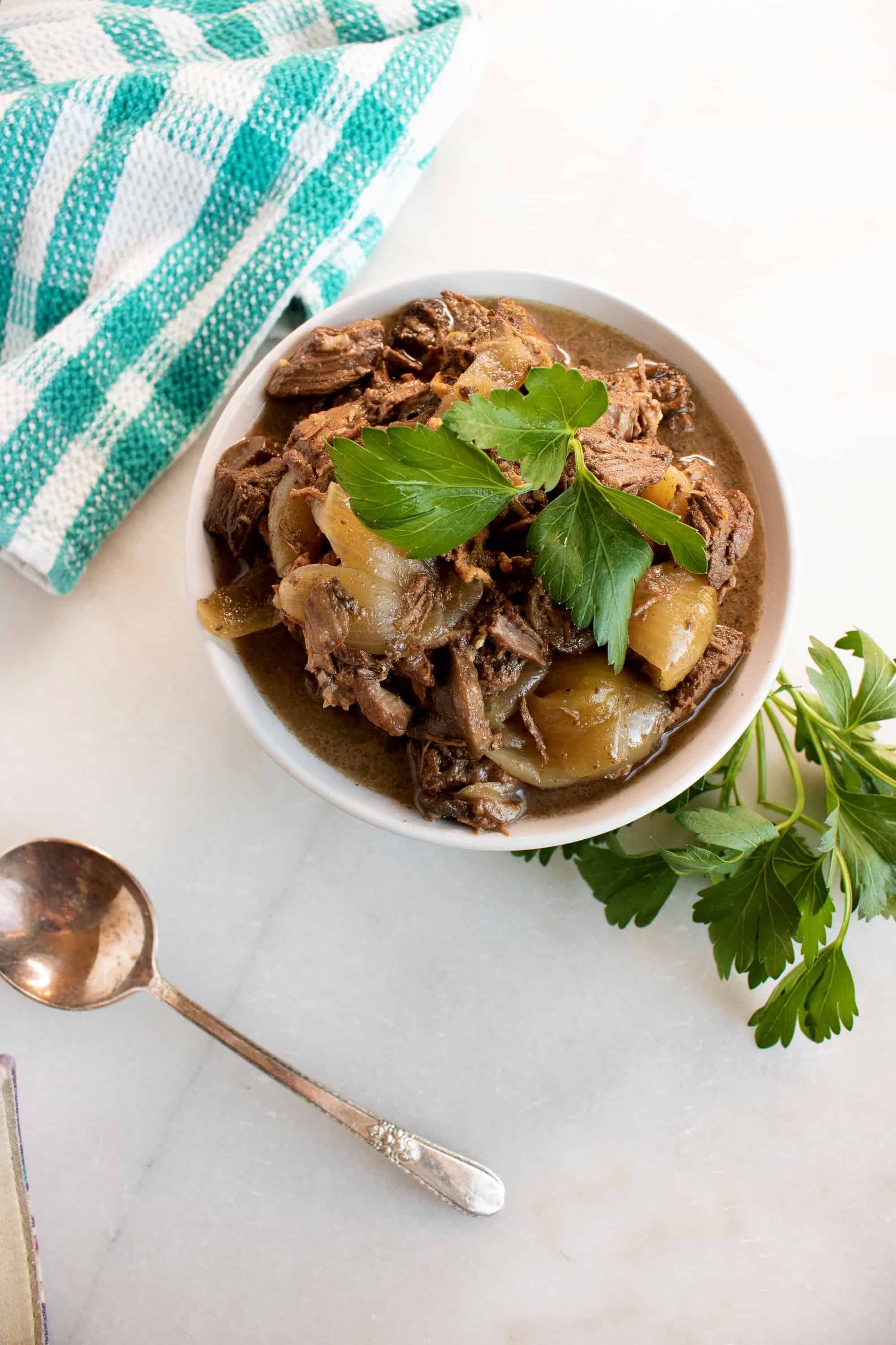 slow cooker Beef Bourguignon recipe