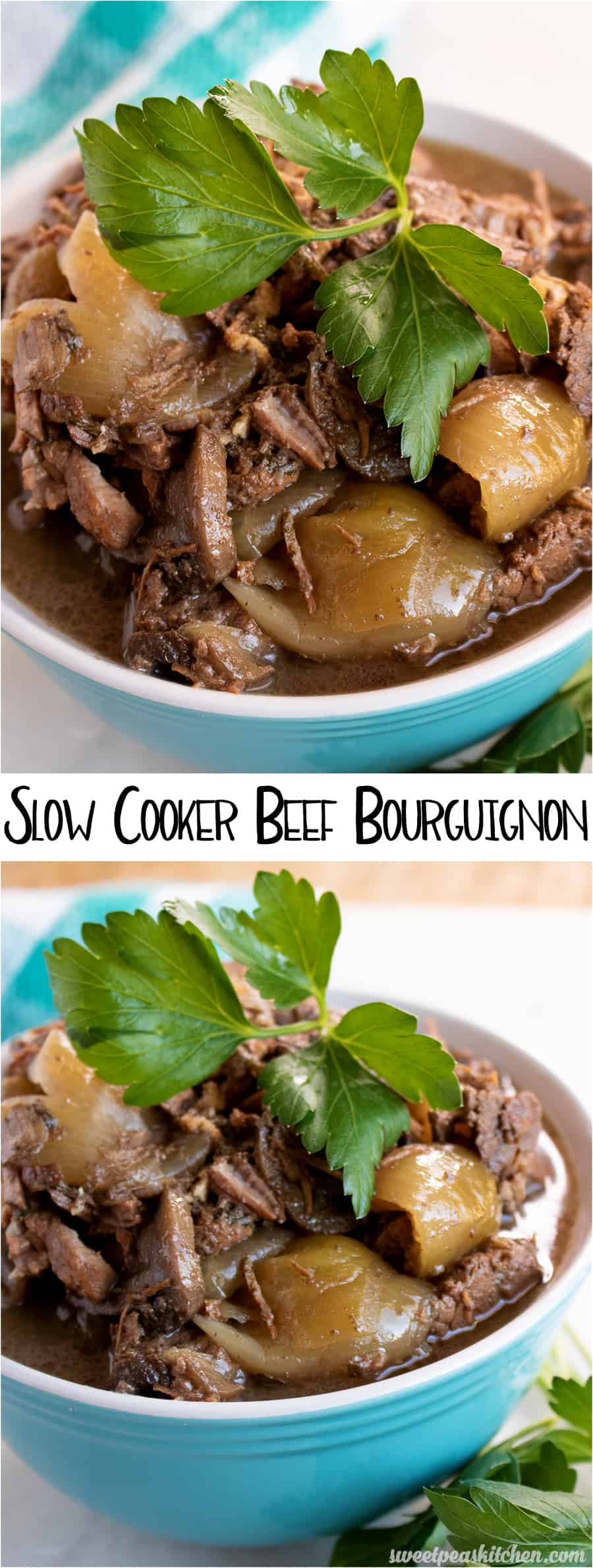 Slow Cooker Beef Bourguignon