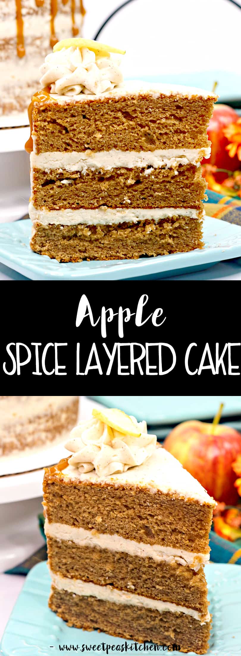 Three Layer Apple Spice Cake Recipe