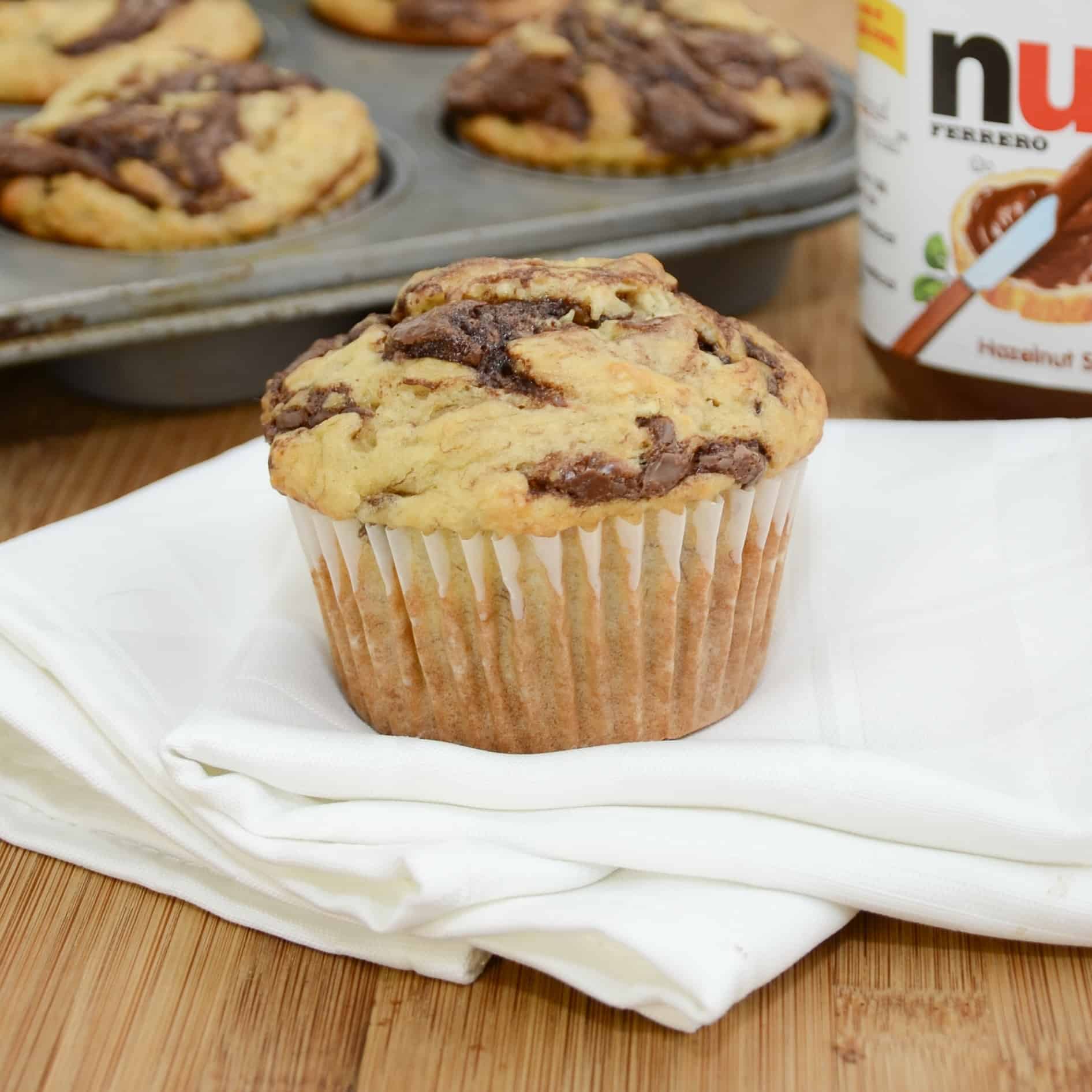 Easy Banana Nutella Muffins - Sweet Pea&amp;#39;s Kitchen