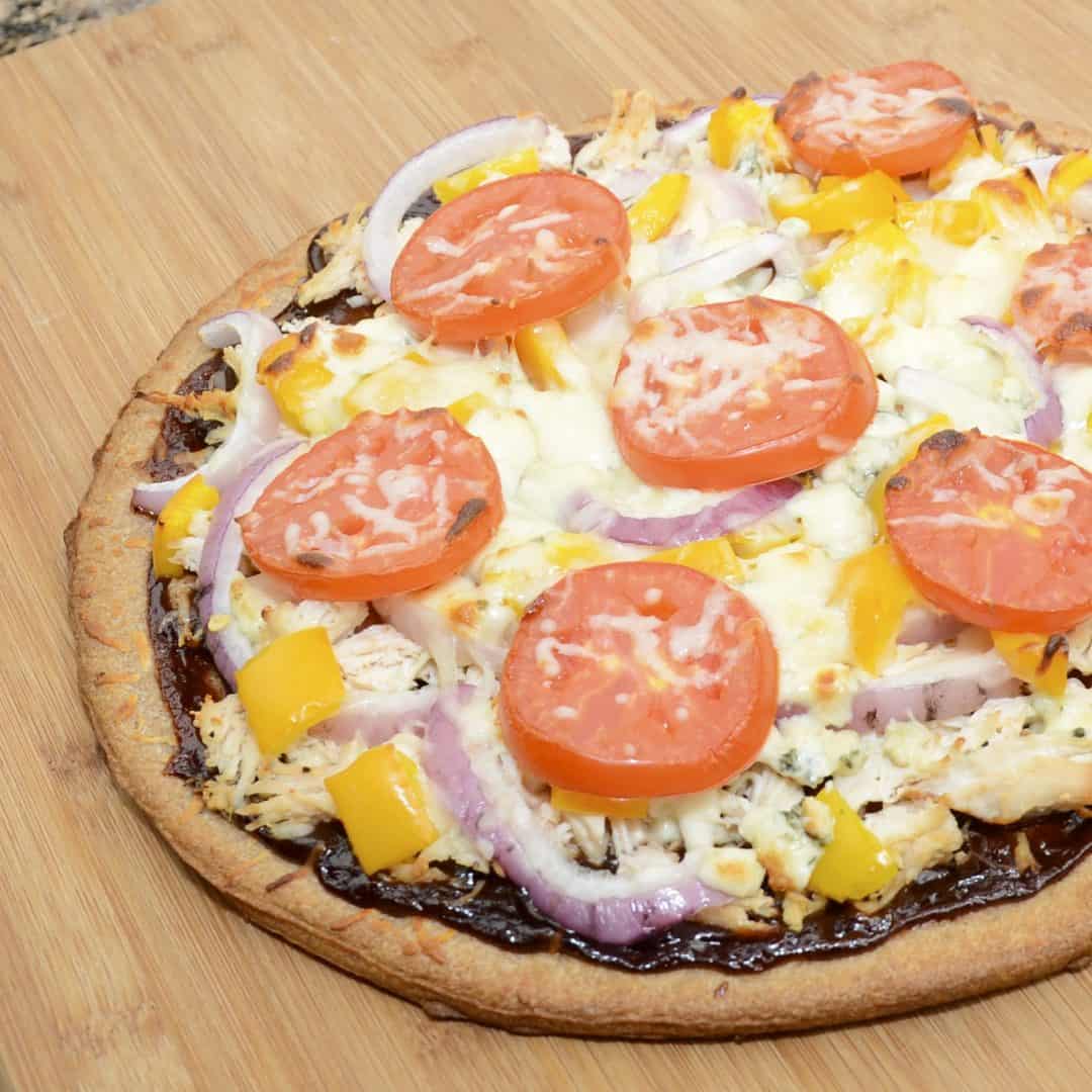 BBQ Chicken and Blue Cheese Pizza Sweet Pea's Kitchen