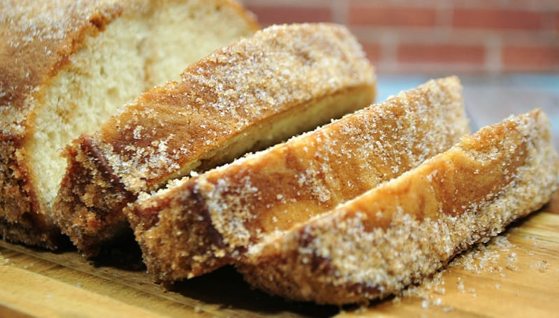 Cinnamon Sugar Donut Sweet Bread - Sweet Pea's Kitchen