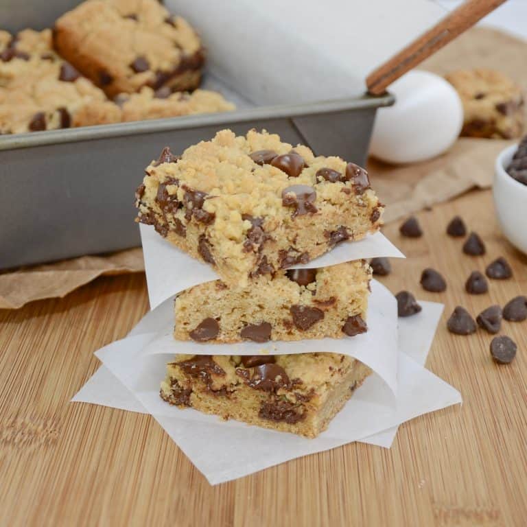 Thick and Chewy Chocolate Chip Cookie Bars - Sweet Pea's Kitchen