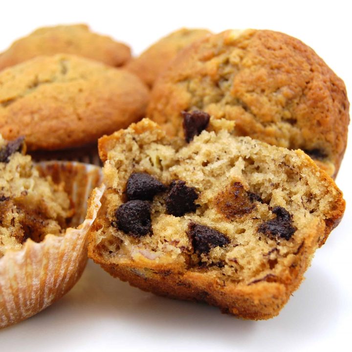 Banana Espresso Chocolate Chip Muffins Sweet Pea S Kitchen