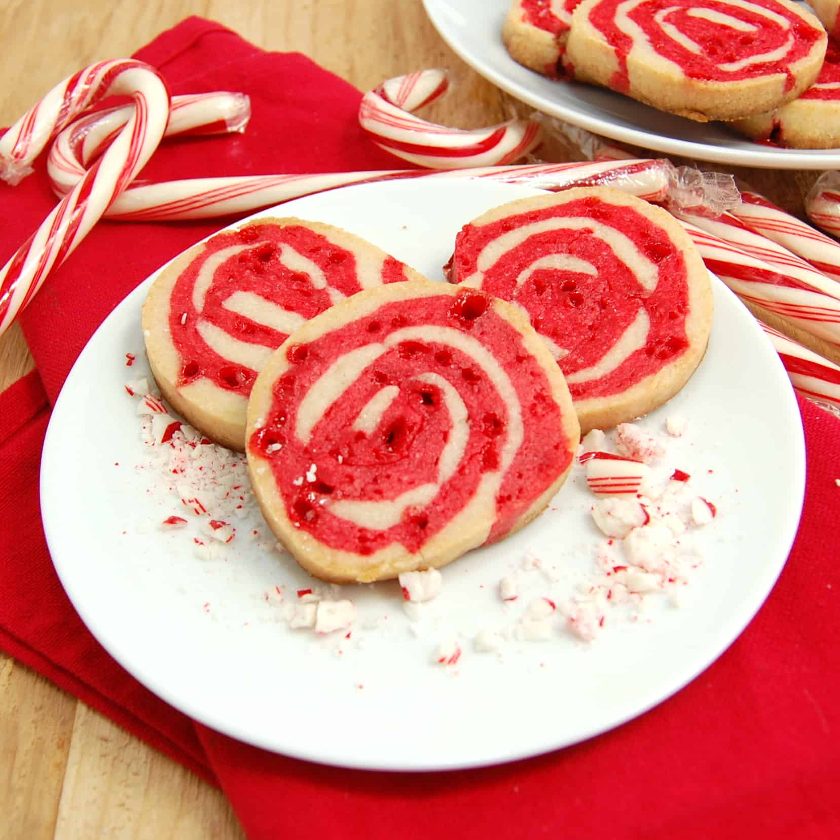 Candy Cane Pinwheels