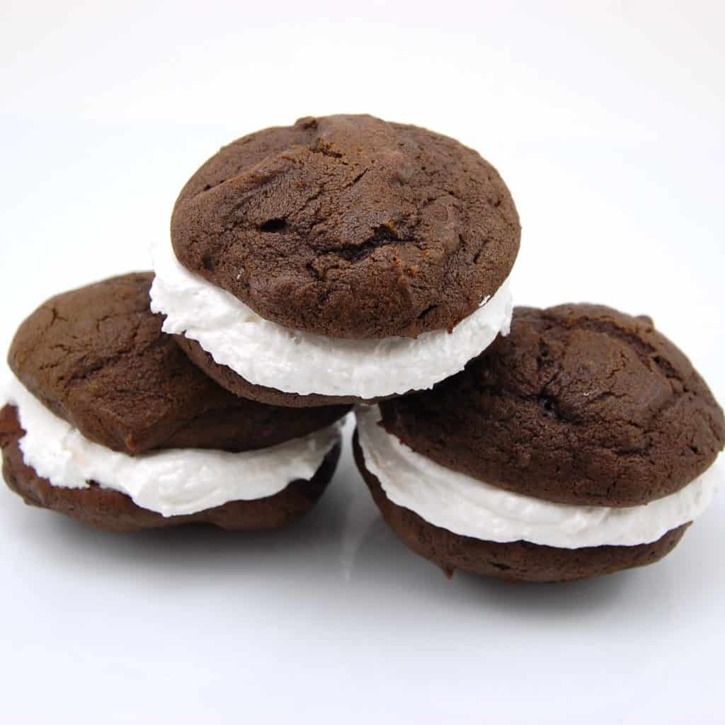 Chocolate Whoopie Pies with Marshmallow Filling - Sweet Pea&amp;#39;s Kitchen