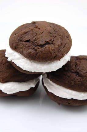 Chocolate Whoopie Pies with Marshmallow Filling