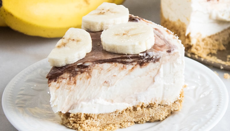 No Bake Nutella Cheesecake with Banana - Sweet Pea's Kitchen