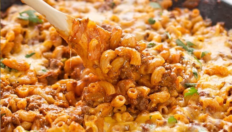 Skillet Cheesy Chili Mac Recipe - Sweet Pea's Kitchen