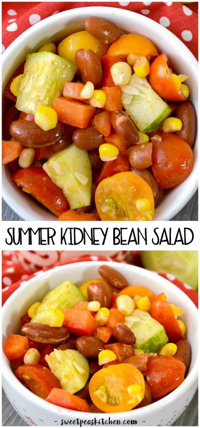 Summer Kidney Bean Salad Recipe Sweet Pea's Kitchen
