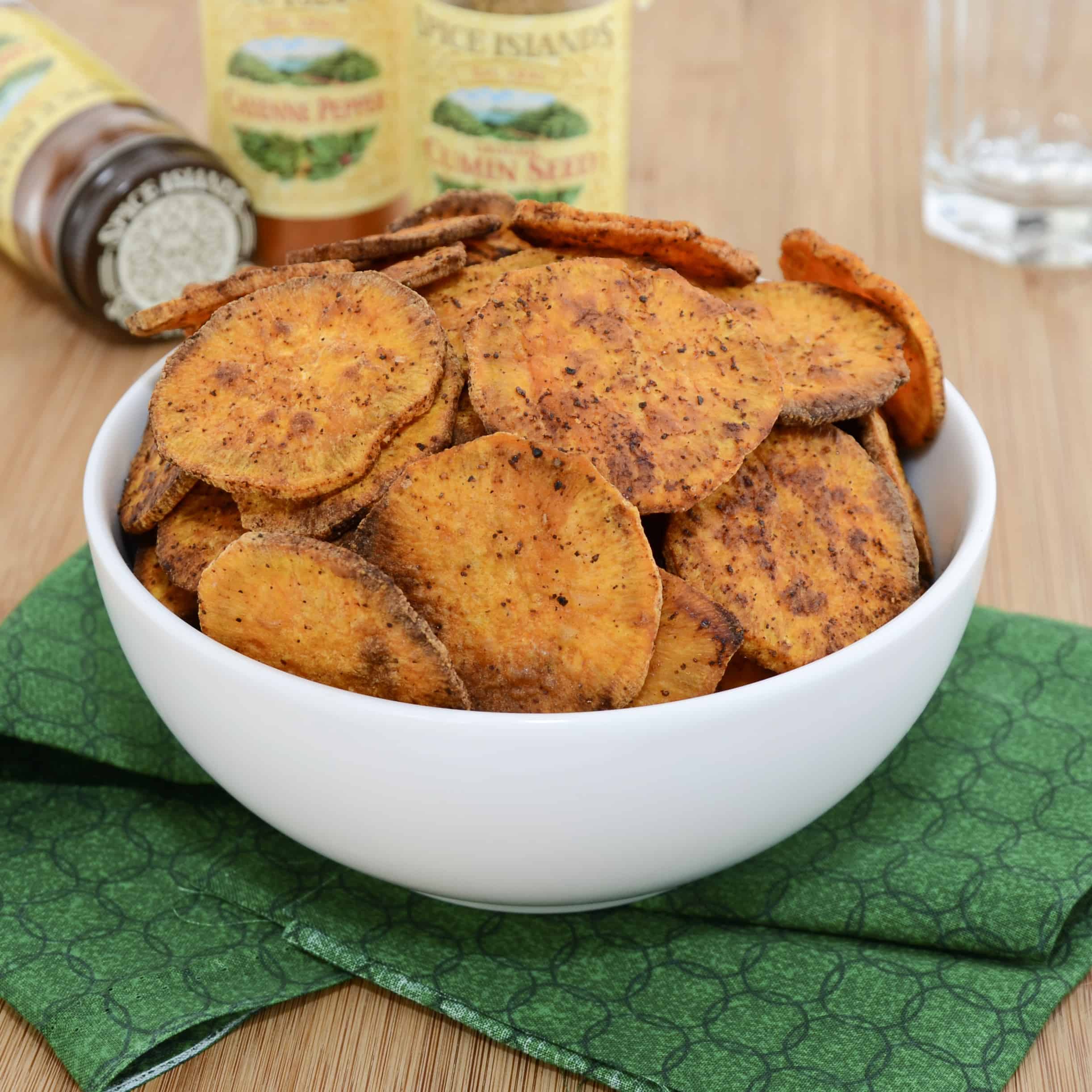 Baked Sweet Potato Chips Sweet Pea's Kitchen