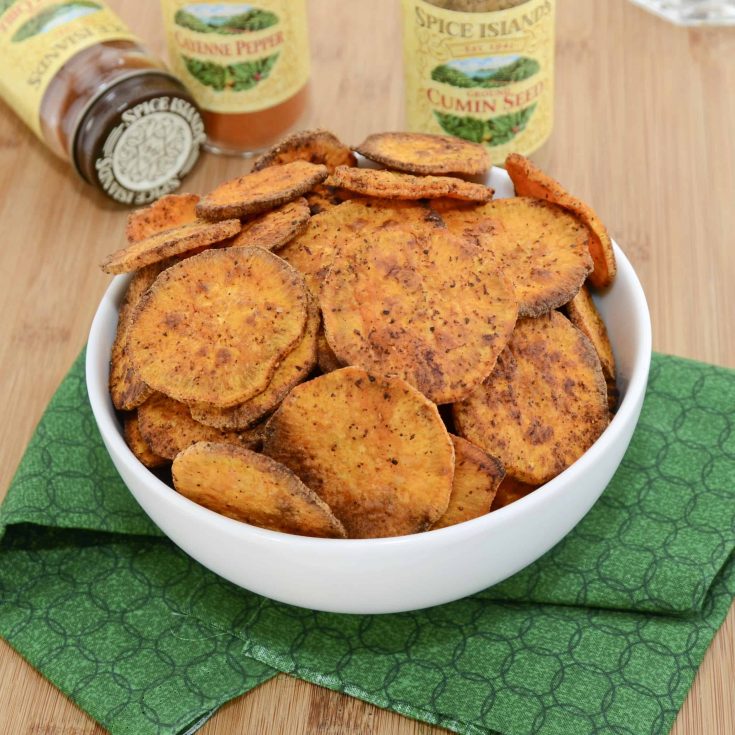 Baked Sweet Potato Chips Sweet Pea's Kitchen